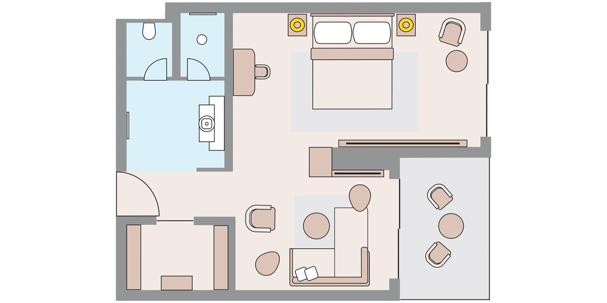 Designer Junior Suite - ROOM PLAN