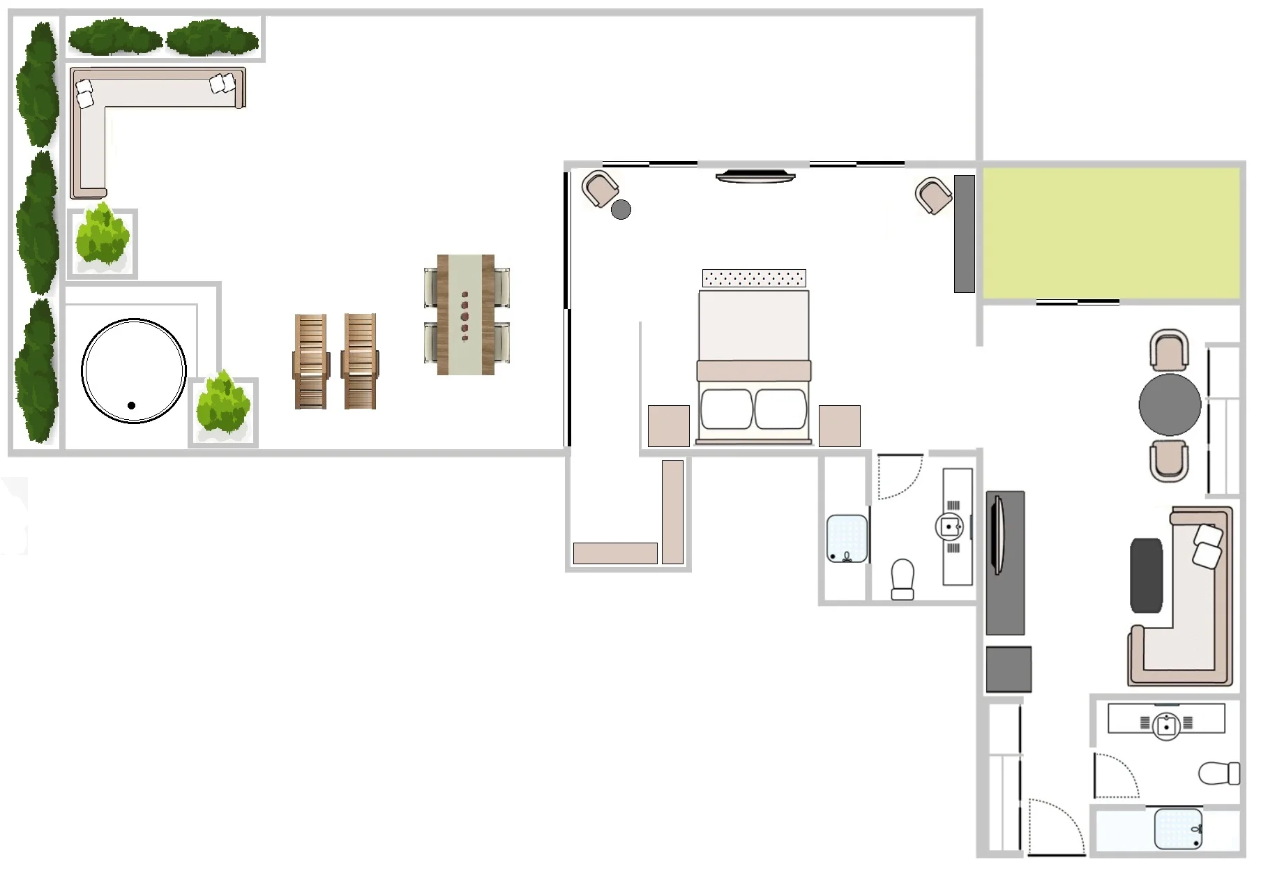 Patara Suite - ROOM PLAN