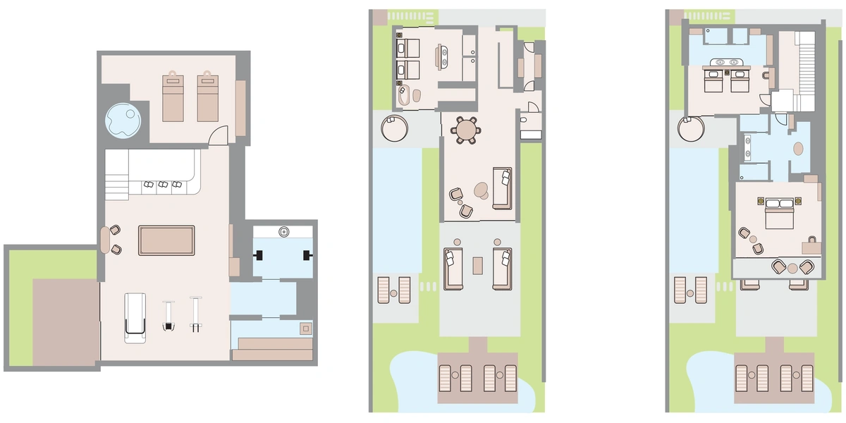 Three-Bedroom Villa - ROOM PLAN