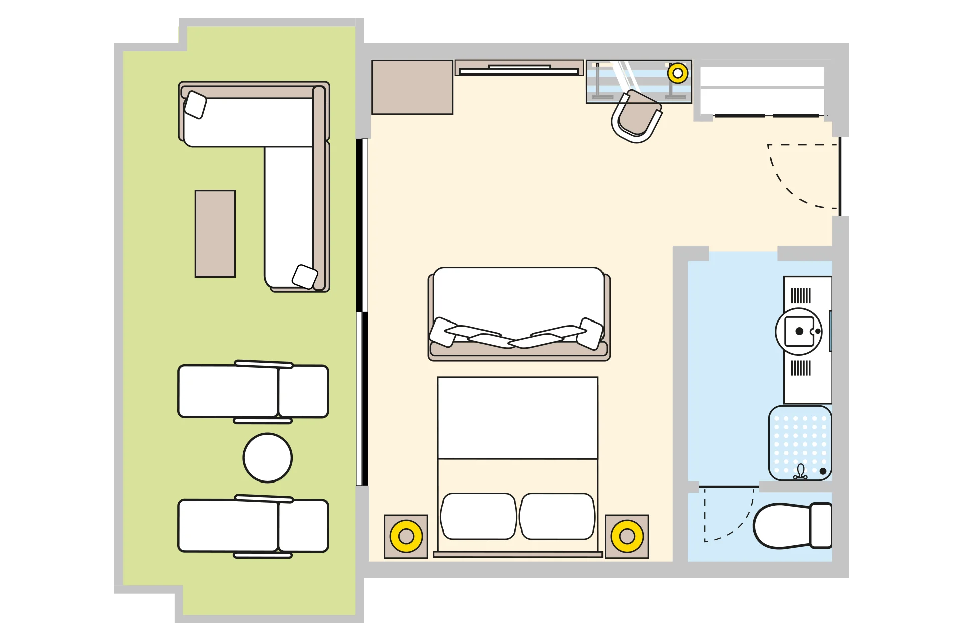 Penthouse Suite Sea View - ROOM PLAN