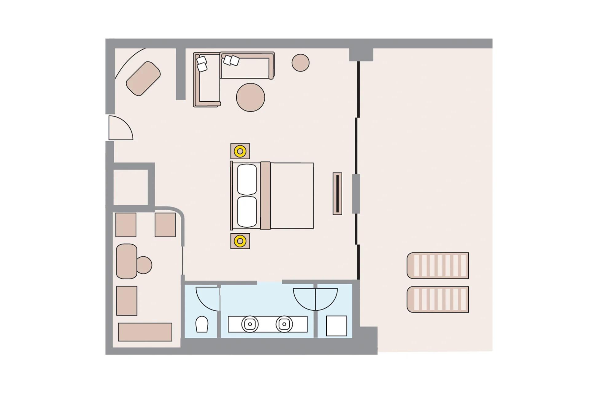 Penthouse - Sea View - ROOM PLAN