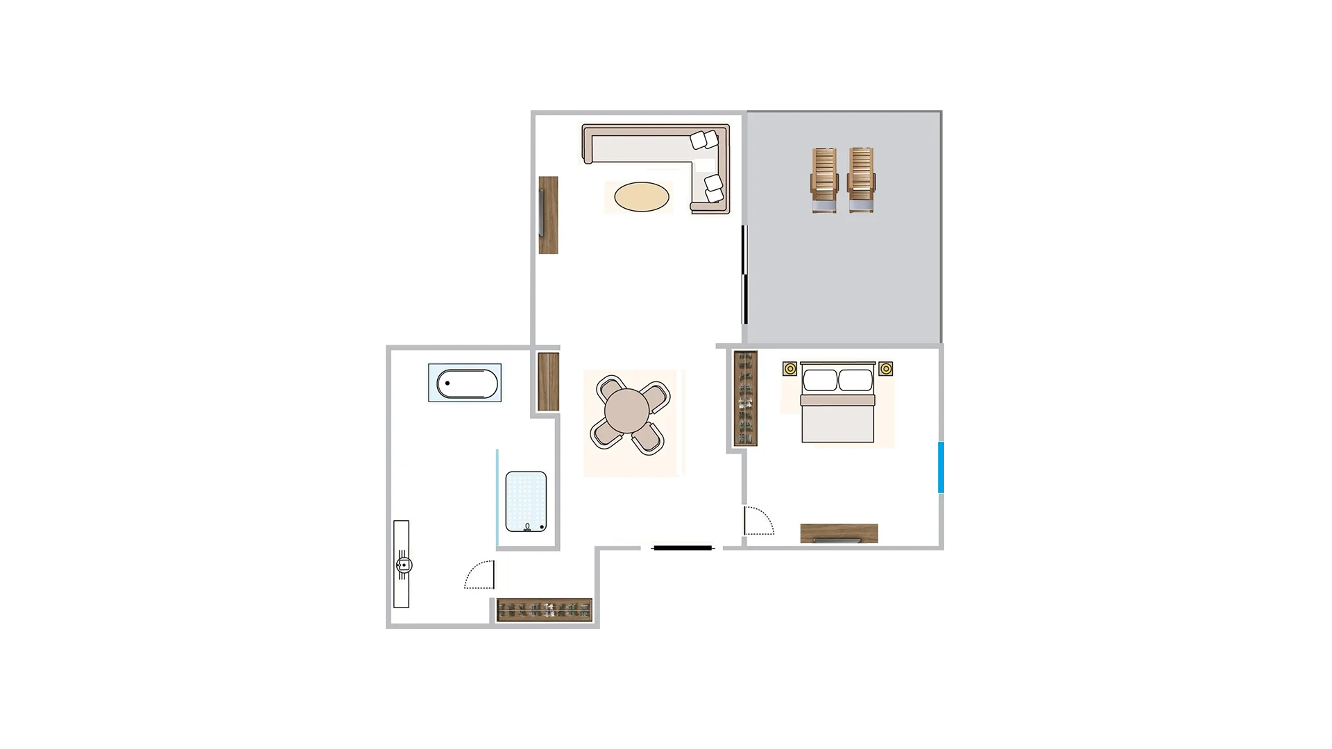 Side Suite - ROOM PLAN