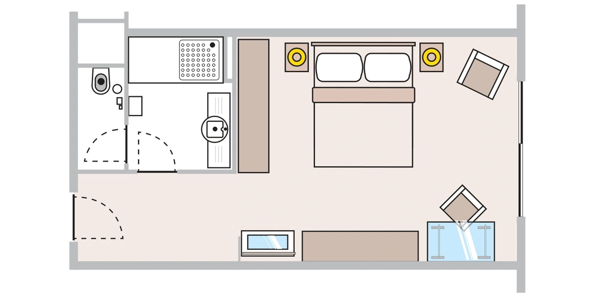 Deluxe Lagoon Room - ROOM PLAN